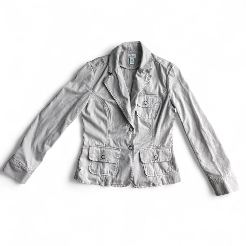 XS Bass Light Gray Women's Blazer